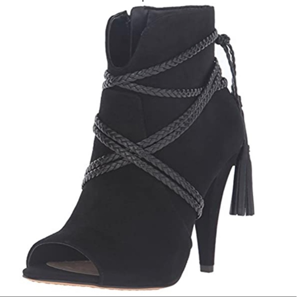 Vince camuto Astan Open toe bootie - charcoal